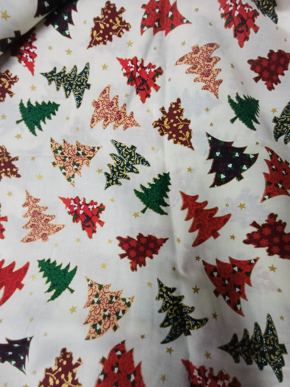 Weihnachtlicher Stoffengel zum Aufhängen – ca. 15 cm, einzeln
