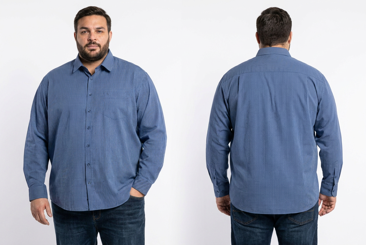 Herrenhemd Freizeit – S bis 5XL