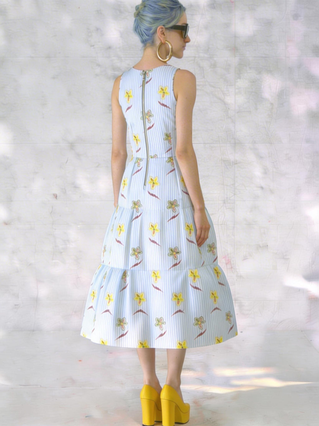 Sommerkleid mit Stufenrock