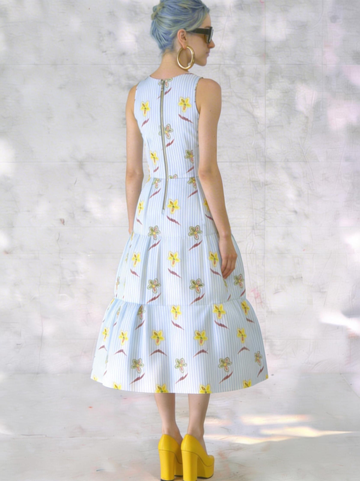 Sommerkleid mit Stufenrock