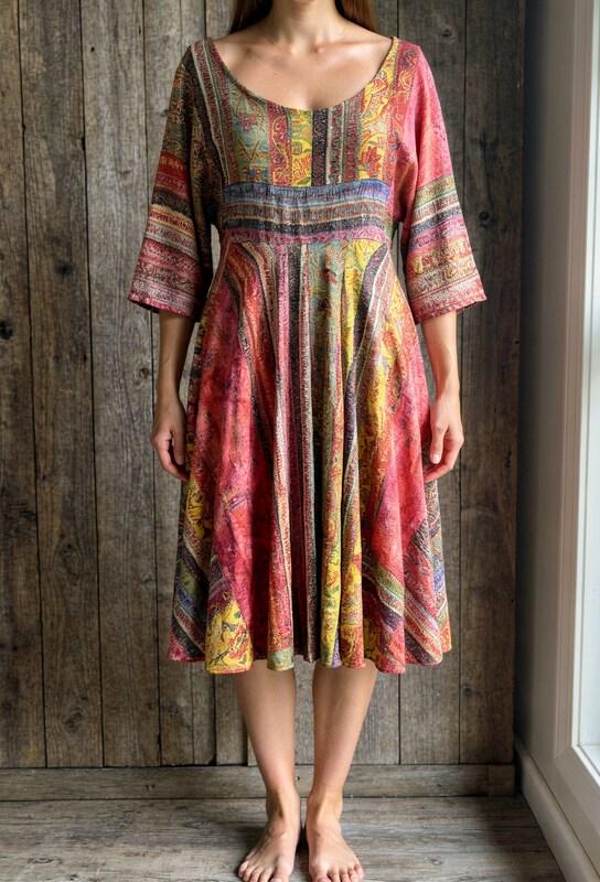 Sonniges Sommerkleid für einen entspannten Tag