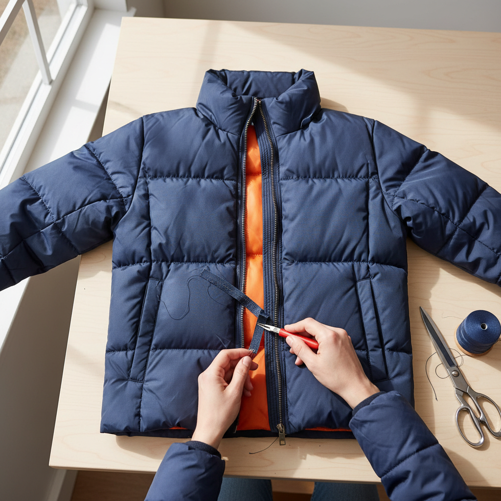 Reißverschluss Jacke & Mantel austauschen