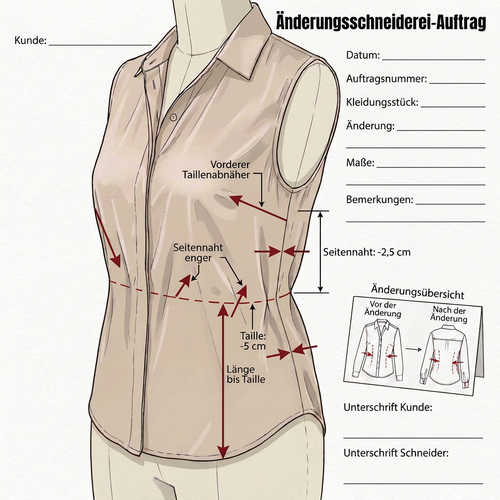 Bluse/ Hemd –  enger machen